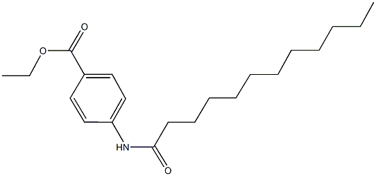 ethyl 4-(dodecanoylamino)benzoate Structure