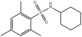 N-cyclohexyl-2,4,6-trimethylbenzenesulfonamide Struktur