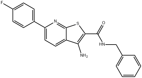 625370-32-3 3-amino-N-benzyl-6-(4-fluorophenyl)thieno[2,3-b]pyridine-2-carboxamide