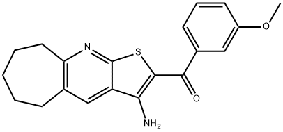 625375-78-2 (3-amino-6,7,8,9-tetrahydro-5H-cyclohepta[b]thieno[3,2-e]pyridin-2-yl)(3-methoxyphenyl)methanone