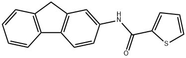 N-(9H-fluoren-2-yl)thiophene-2-carboxamide Struktur