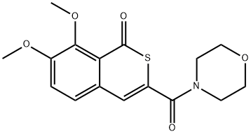 7,8-dimethoxy-3-(4-morpholinylcarbonyl)-1H-isothiochromen-1-one|