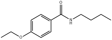 N-butyl-4-ethoxybenzamide 结构式