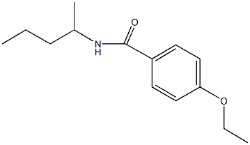 4-ethoxy-N-(1-methylbutyl)benzamide Structure