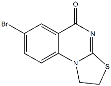 7-bromo-1,2-dihydro-5H-[1,3]thiazolo[3,2-a]quinazolin-5-one Structure