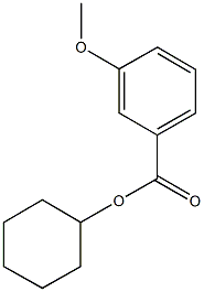 cyclohexyl 3-methoxybenzoate Struktur