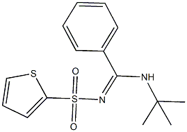 629605-89-6 N-[(tert-butylamino)(phenyl)methylene]-2-thiophenesulfonamide