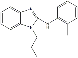 N-(2-methylphenyl)-N-(1-propyl-1H-benzimidazol-2-yl)amine|