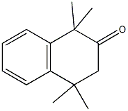 1,1,4,4-tetramethyl-3,4-dihydro-2(1H)-naphthalenone 结构式