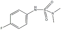 N'-(4-fluorophenyl)-N,N-dimethylsulfamide Structure