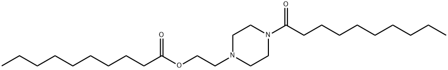 2-(4-decanoyl-1-piperazinyl)ethyl decanoate|