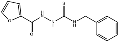 2-(furan-2-ylcarbonyl)-N-(phenylmethyl)hydrazinecarbothioamide Structure