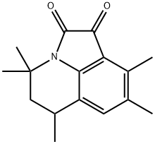 4,4,6,8,9-pentamethyl-5,6-dihydro-4H-pyrrolo[3,2,1-ij]quinoline-1,2-dione 化学構造式