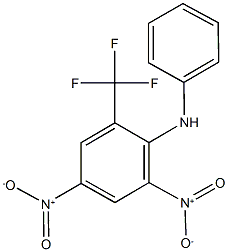 2,4-DINITRO-N-PHENYL-6-(TRIFLUOROMETHYL)ANILINE,63333-31-3,结构式