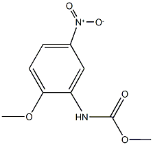 methyl 5-nitro-2-methoxyphenylcarbamate Struktur