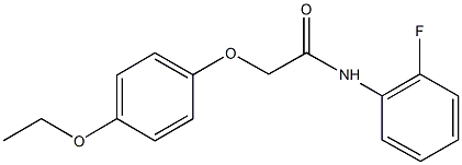 2-(4-ethoxyphenoxy)-N-(2-fluorophenyl)acetamide Structure