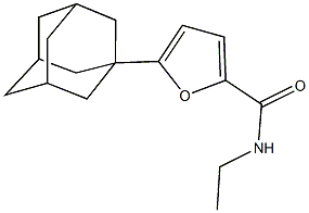 5-(1-adamantyl)-N-ethyl-2-furamide,634168-33-5,结构式