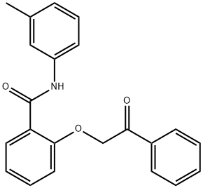 N-(3-methylphenyl)-2-(2-oxo-2-phenylethoxy)benzamide|