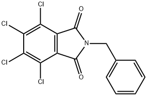 2-benzyl-4,5,6,7-tetrachloro-1H-isoindole-1,3(2H)-dione Structure