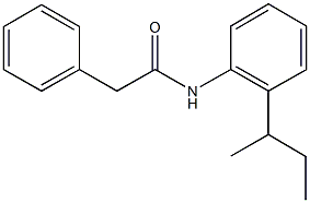 N-(2-sec-butylphenyl)-2-phenylacetamide Structure