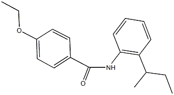 N-(2-sec-butylphenyl)-4-ethoxybenzamide 结构式