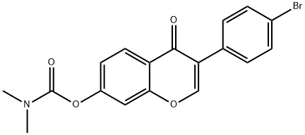 3-(4-bromophenyl)-4-oxo-4H-chromen-7-yldimethylcarbamate|