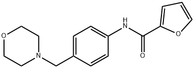 N-[4-(morpholin-4-ylmethyl)phenyl]-2-furamide,638153-26-1,结构式