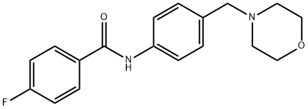 638154-28-6 4-fluoro-N-[4-(morpholin-4-ylmethyl)phenyl]benzamide