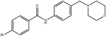 638154-30-0 4-bromo-N-[4-(morpholin-4-ylmethyl)phenyl]benzamide