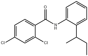 N-(2-sec-butylphenyl)-2,4-dichlorobenzamide Structure