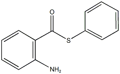 S-phenyl 2-aminobenzenecarbothioate 结构式