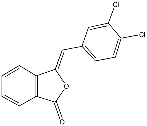 3-(3,4-dichlorobenzylidene)-2-benzofuran-1(3H)-one|3-(3,4-DICHLOROBENZYLIDENE)-2-BENZOFURAN-1(3H)-ONE