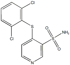 4-[(2,6-dichlorophenyl)sulfanyl]-3-pyridinesulfonamide Structure