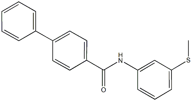 641603-16-9 N-[3-(methylsulfanyl)phenyl][1,1'-biphenyl]-4-carboxamide