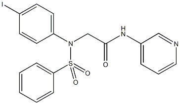 641605-16-5 2-[4-iodo(phenylsulfonyl)anilino]-N-(3-pyridinyl)acetamide