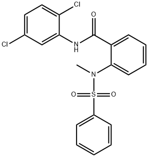 641605-96-1 N-(2,5-dichlorophenyl)-2-[methyl(phenylsulfonyl)amino]benzamide