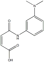 4-[3-(dimethylamino)anilino]-4-oxo-2-butenoicacid Structure