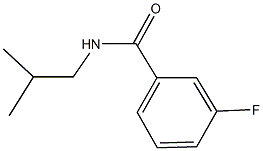 3-fluoro-N-isobutylbenzamide Struktur