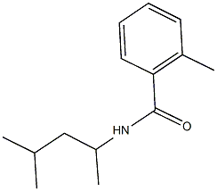 N-(1,3-dimethylbutyl)-2-methylbenzamide Structure