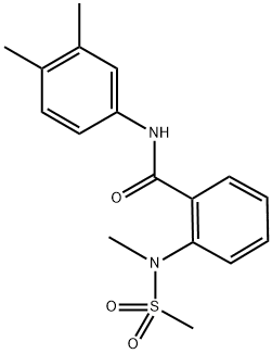 641994-06-1 N-(3,4-dimethylphenyl)-2-[methyl(methylsulfonyl)amino]benzamide