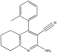 2-amino-4-(2-methylphenyl)-5,6,7,8-tetrahydro-3-quinolinecarbonitrile|