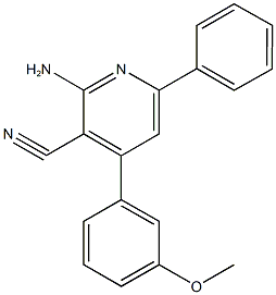 642016-80-6 2-amino-4-(3-methoxyphenyl)-6-phenylnicotinonitrile