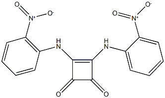 3,4-bis({2-nitrophenyl}amino)cyclobut-3-ene-1,2-dione Struktur