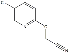 [(5-chloro-2-pyridinyl)oxy]acetonitrile Structure