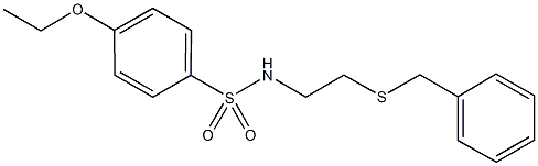 N-[2-(benzylsulfanyl)ethyl]-4-ethoxybenzenesulfonamide|