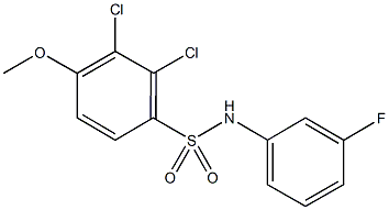 644955-08-8 2,3-dichloro-N-(3-fluorophenyl)-4-methoxybenzenesulfonamide