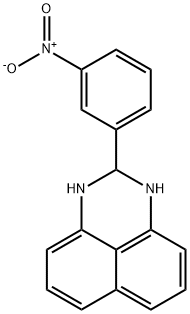 2-{3-nitrophenyl}-2,3-dihydro-1H-perimidine Struktur