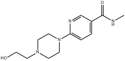 64614-55-7 6-[4-(2-hydroxyethyl)-1-piperazinyl]-N-methylnicotinamide