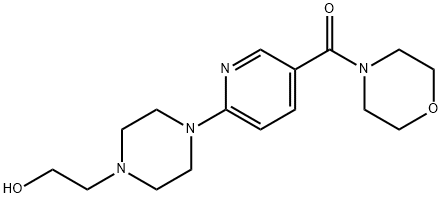 2-{4-[5-(4-morpholinylcarbonyl)-2-pyridinyl]-1-piperazinyl}ethanol|