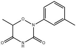 6-methyl-2-(3-methylphenyl)-1,2,4-oxadiazinane-3,5-dione 化学構造式